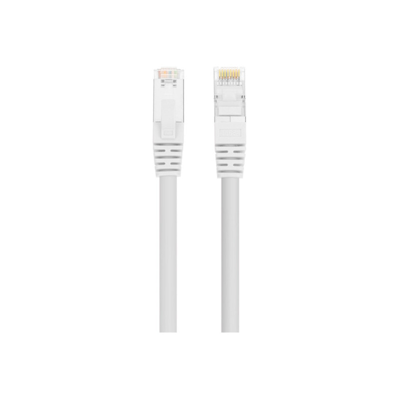 1mtr 40GbE Cat 8 S/FTP Shielded Patch Cable LSZH - White