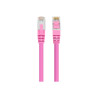 2mtr 40GbE Cat 8 S/FTP Shielded Patch Cable LSZH - Pink