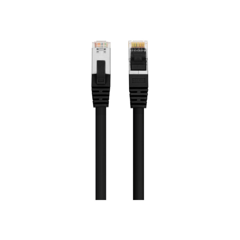 1.5mtr 40GbE Cat 8 S/FTP Shielded Patch Cable LSZH - Black