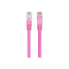 10mtr 40GbE Cat 8 S/FTP Shielded Patch Cable LSZH - Pink