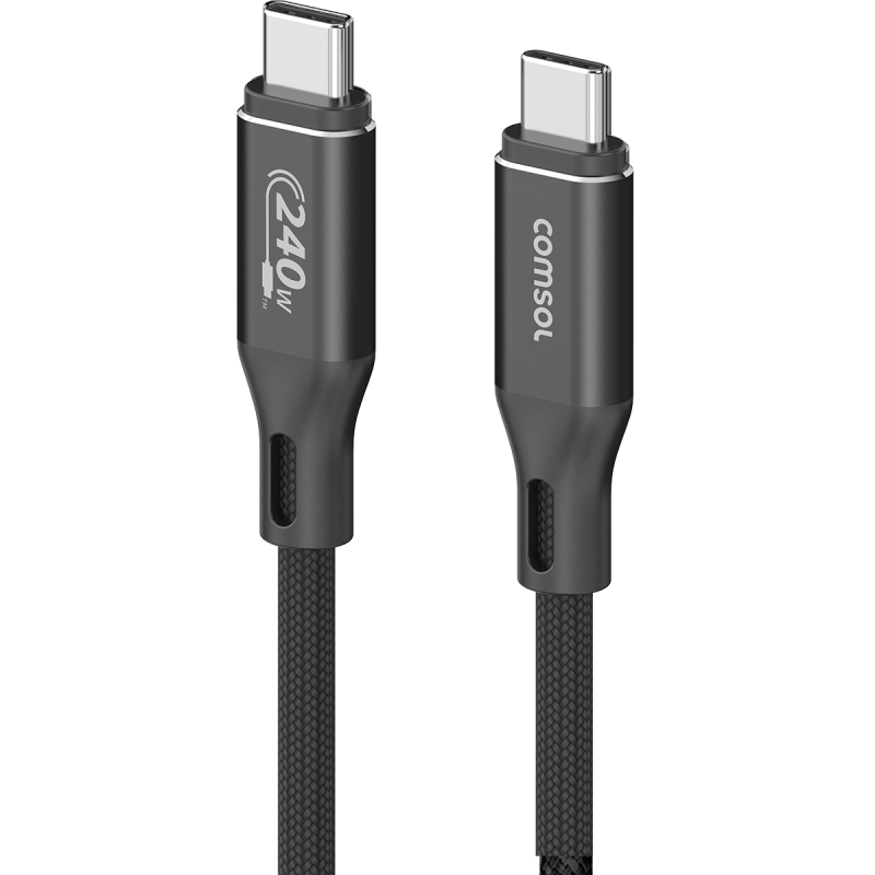 Comsol 1.5m USB-C to USB-C Charge Cable 240W