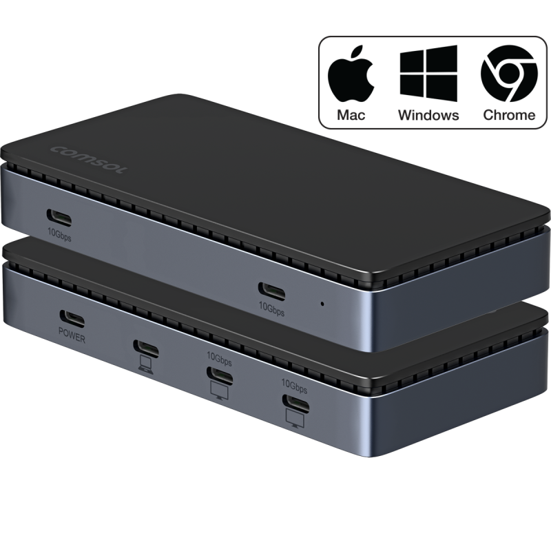Comsol Dual Monitor USB4 Docking Station