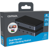 Comsol Dual Monitor USB4 Docking Station