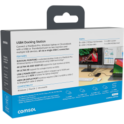 Comsol Dual Monitor USB4 Docking Station