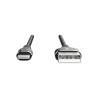 2m USB-A to Lightning Cable Reinforced with Aramid Fibre - Black