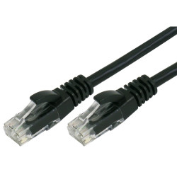 50cm RJ45 Cat 6 Patch Cable - Black