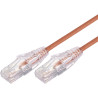 5m 10GbE Ultra Thin Cat 6A UTP Snagless Patch Cable LSZH (Low Smoke Zero Halogen) - Orange