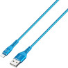 1.2m USB-A to Lightning Cable Reinforced with Aramid Fibre - Blue