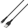 1.2m USB-A to Lightning Cable Reinforced with Aramid Fibre - Black
