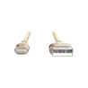 1.2m USB-A to Lightning Cable Reinforced with Aramid Fibre - Gold