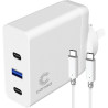 Comsol 3 Port USB-C GaN Universal Laptop Charger 100W
