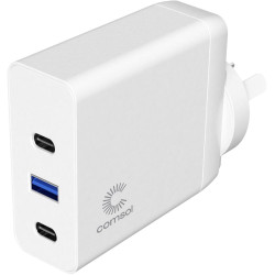 Comsol 3 Port USB-C GaN Universal Laptop Charger 100W