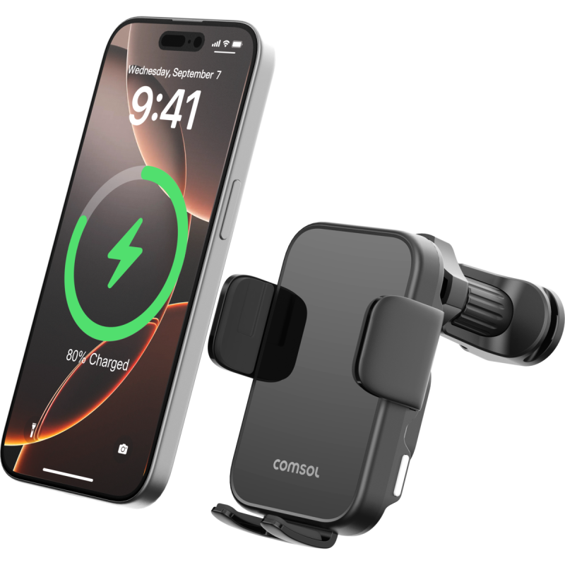 Comsol 15W Auto Wireless Car Charger Vent/Dash