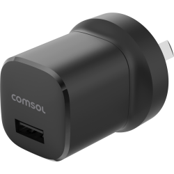 12W USB-A Wall Charger - Black