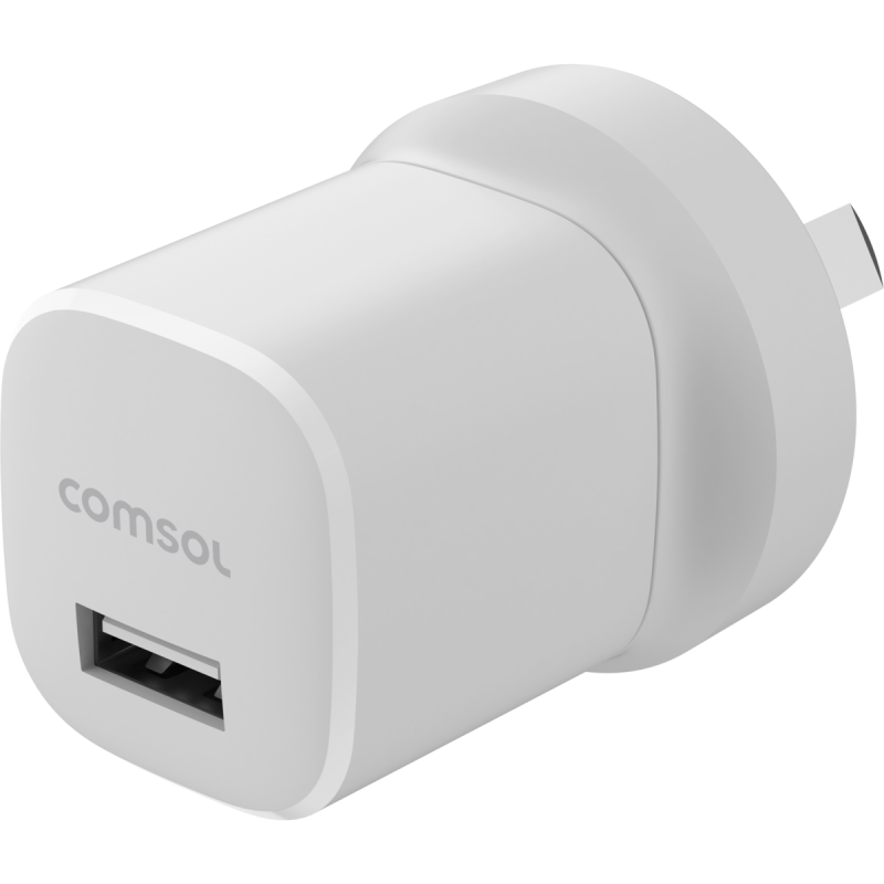 12W USB-A Wall Charger - White