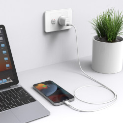 12W USB-A Wall Charger - White