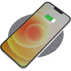 15W Zinc Fabric Wireless Charging Pad