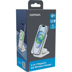 Comsol Qi2 Magnetic Wireless Charging 2-in-1 Dock