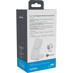 Comsol Qi2 Magnetic Wireless Charging 2-in-1 Dock