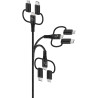 Comsol 3-in-1 Cable Lightning/USB-C/Micro USB 1.2m