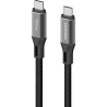 Comsol 1.2m Black 10Gbps USB-C to USB-C Cable Charge & Sync Cable