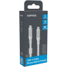 Comsol 2m White 10Gbps USB-C to USB-C Cable Charge & Sync Cable