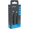 Comsol 2m Black 20Gbps 100W USB-C to USB-C Data & Charge Cable