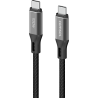 Comsol 1.5m Black 100W USB-C to USB-C Charge & Sync Cable
