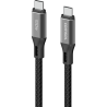 Comsol 3m Black 100W USB-C to USB-C Charge & Sync Cable