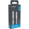 Comsol 3m White 100W USB-C to USB-C Charge & Sync Cable