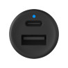 32W 2 Port USB-C & USB-A Car Charger
