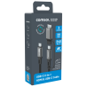 Comsol 2m 2-in-1 USB-C to USB-C 4K HDMI Cable 240W