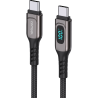 Comsol 2m USB-C to USB-C LED Display Cable