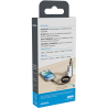 Comsol 1m Black USB-C to USB-C Magnetic Coiled Charge & Sync Cable