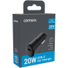 Comsol 20W Single Port USB-C Car Charger