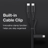 Comsol 1.2m USB-C to C with Lightning Adapter Cable