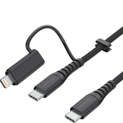 Comsol 1.2m USB-C to C with Lightning Adapter Cable