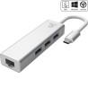 Comsol USB-C to Gigabit Ethernet &amp 3 Port USB Hub