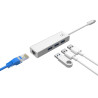 Comsol USB-C to Gigabit Ethernet &amp 3 Port USB Hub