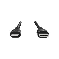 2m USB-C to Lightning Cable Reinforced with Aramid Fibre - Black