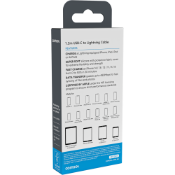 Comsol 1.2m White USB-C to Lightning Cable Charge & Sync Cable