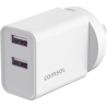 Comsol 12W 2 Port USB-A Wall Charger