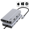 Comsol Dual Monitor USB-C 9 Port Dock