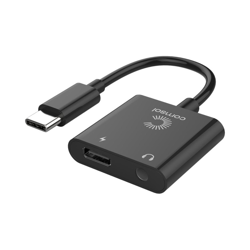 USB-C to USB-C + 3.5mm Adapter 60W Charging