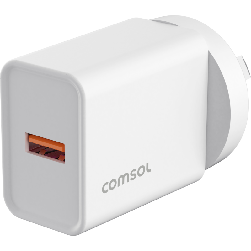 Comsol 18W QC 3.0 USB-A Wall Charger
