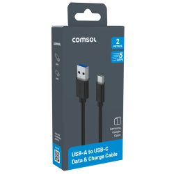 Comsol 2m USB-A to USB-C 5Gbps Cable