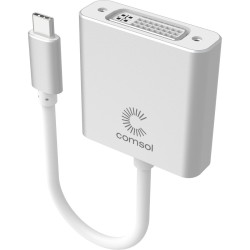 Comsol USB-C Male to DVI Female Adapter