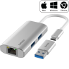 Comsol USB-C Gigabit Ethernet & 3 Port Hub