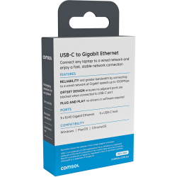 Comsol USB-C to Gigabit Ethernet Adapter