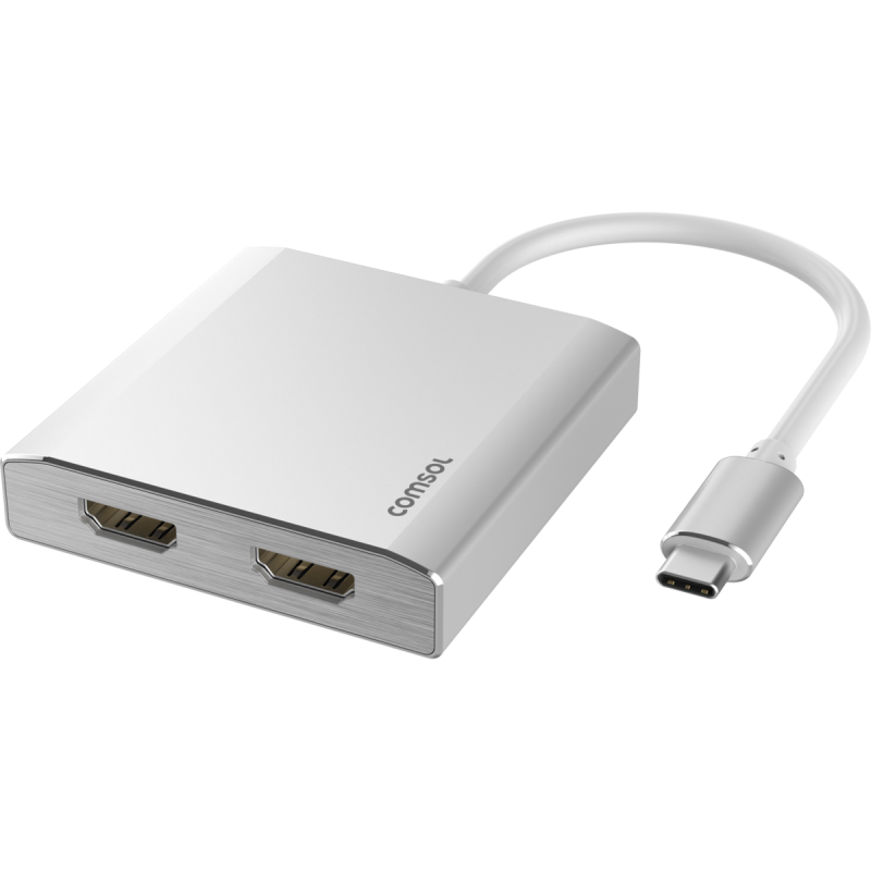 Comsol USB-C to Dual 4K HDMI Adapter